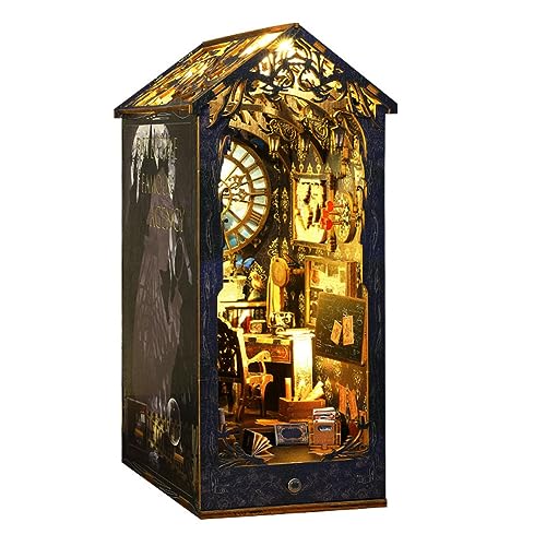 Youdefa DIY Book Nook Kit, DIY Booknook Bücherregal 3D-Holzpuzzle, Dekorativ für Kinder/Erwachsene Youdefa DIY Book Nook Kit, DIY Booknook Bücherregal 3D-Holzpuzzle, Dekorativ für Kinder/Erwachsene von Youdefa