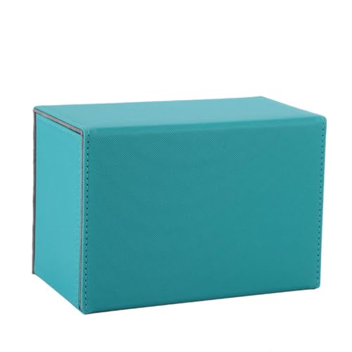 Youdefa Kartenspielbox, Premium-Kartenbox mit Aufklappbarem Würfelfach, Kartenspiel-Aufbewahrungsbox für Sportspielkarten, Petrol, Langlebig, Einfach zu Verwenden, Blau Youdefa Kartenspielbox, Premium-Kartenbox mit Aufklappbarem Würfelfach, Kartenspiel-Aufbewahrungsbox für Sportspielkarten, Petrol, Langlebig, Einfach zu Verwenden, Blau von Youdefa