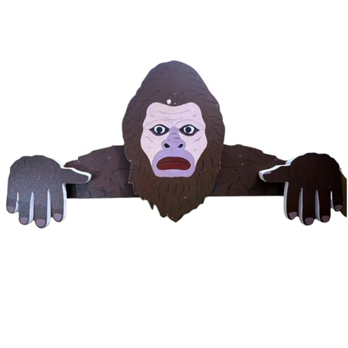 Youdefa Schimpansen-Tierkopf-Zaun, der Nach Außen Guckt. -Kunst-Dekoration. Außenzaun-Dekoration Youdefa Schimpansen-Tierkopf-Zaun, der Nach Außen Guckt. -Kunst-Dekoration. Außenzaun-Dekoration von Youdefa