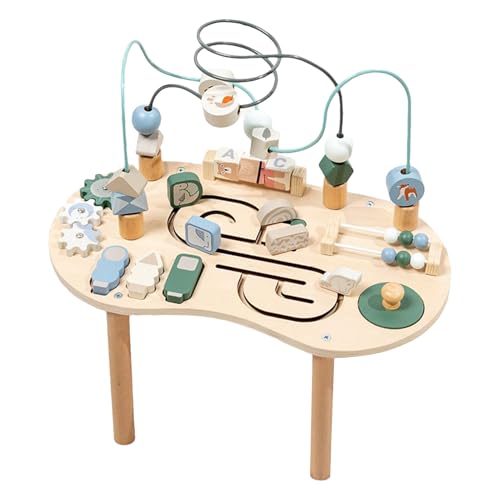 Babyaktivitätstisch - Motorkenntnisse Holzspielzeug | Baby Standing Activity Center | Holzschreibtisch Spielzeug Für, Entwöhnung, Innenräume, Outdoor, Familie, Freunde, Geburtstag, Weihnachten Babyaktivitätstisch - Motorkenntnisse Holzspielzeug | Baby Standing Activity Center | Holzschreibtisch Spielzeug Für, Entwöhnung, Innenräume, Outdoor, Familie, Freunde, Geburtstag, Weihnachten von Youding