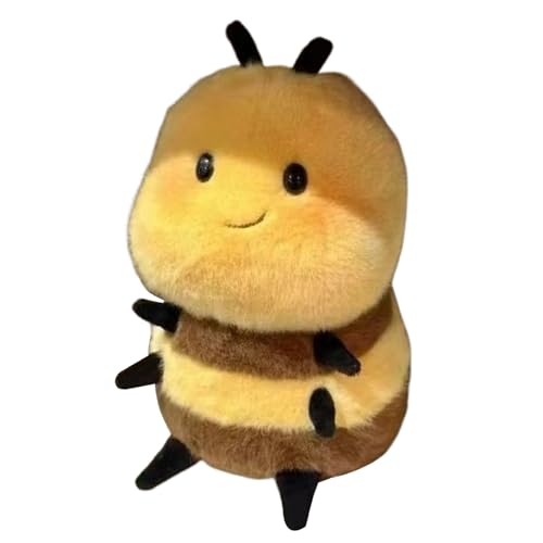 Biene Plüsch - Süßes Wespenplüschspielzeug | Realistischer Molliger Lächelnder Bienenspielzeug | Sammlerfigur Schlafender Begleiter Für Kinder, Schlafzimmer, Kindergarten, Sofa, Auto, , Mädchen, von Youding