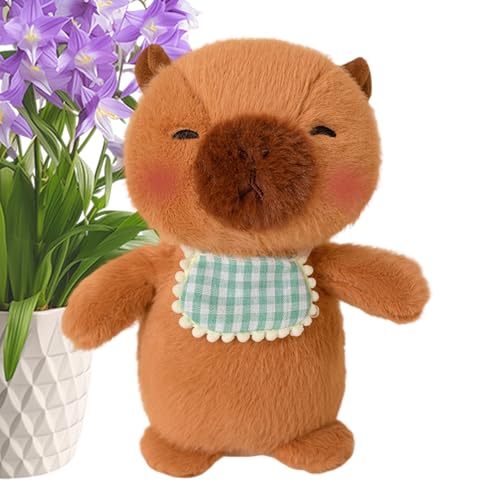 Capybara Plüsch - Gewichtete Capybara Stoffed Animal | Niedliche Plüschhäuser Capybara gefülltes Tier mit Klatschen -Sound -Feature | Süße sprechende Capybara Begleitplushie Stofftier für Kinder Erwac Capybara Plüsch - Gewichtete Capybara Stoffed Animal | Niedliche Plüschhäuser Capybara gefülltes Tier mit Klatschen -Sound -Feature | Süße sprechende Capybara Begleitplushie Stofftier für Kinder Erwac von Youding