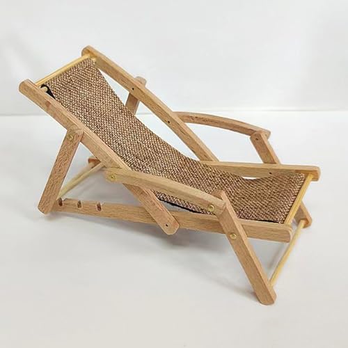 Mini Beach Stuhl - Tiny Wooden Lounge Chair | Miniaturpuppenhausmöbel | Hölzerne Miniatur -Lounge -Stühle, Winziges Loungermodell Für Bücherregalschreibtisch, Dekorative Puppenhausmöbel Mini Beach Stuhl - Tiny Wooden Lounge Chair | Miniaturpuppenhausmöbel | Hölzerne Miniatur -Lounge -Stühle, Winziges Loungermodell Für Bücherregalschreibtisch, Dekorative Puppenhausmöbel von Youding