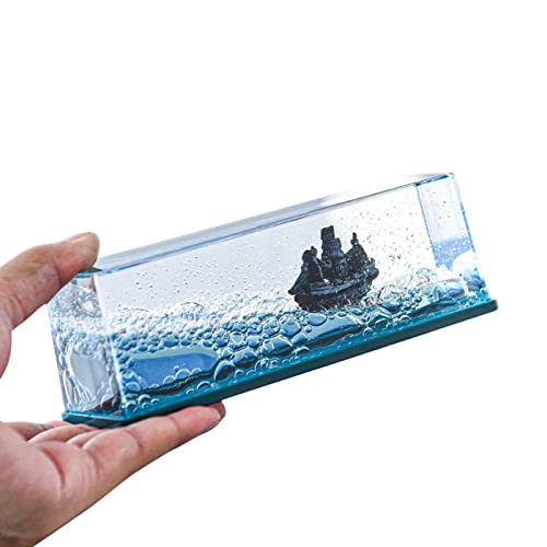 Schiffsmodell für den Schreibtisch, unsinkbares Titanic-Simulator-Spielzeug, Titanic-Modell, Flüssigwellen-Kreuzfahrtschiff-Dekoration, Schiffsmodell-Spielzeug in einer Flaschenbox aus Acryl, Flüssigk Schiffsmodell für den Schreibtisch, unsinkbares Titanic-Simulator-Spielzeug, Titanic-Modell, Flüssigwellen-Kreuzfahrtschiff-Dekoration, Schiffsmodell-Spielzeug in einer Flaschenbox aus Acryl, Flüssigk von Youding