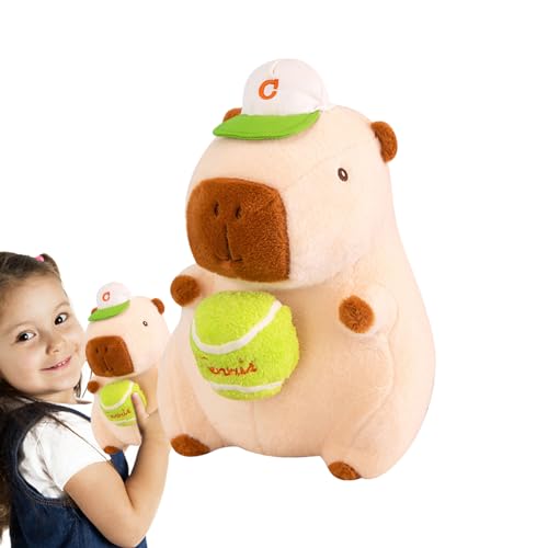 Youding Capybara Toys Niedlich, Capybara Plüschtiere,Plüsch gefüllter Capybara - Weiches Kissen Capybara Spielzeug Kuschelig, Umarmungen Baseball Capybara Spielzeug für, Mädchen, Kinder, Babys, Youding Capybara Toys Niedlich, Capybara Plüschtiere,Plüsch gefüllter Capybara - Weiches Kissen Capybara Spielzeug Kuschelig, Umarmungen Baseball Capybara Spielzeug für, Mädchen, Kinder, Babys, von Youding