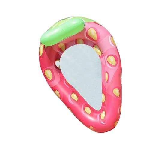 Youding Erdbeerpool Float | Suntan Floß Float Fun Beach Floaties | Aufblasbar entspannende Wasser Hängematte Floatie für die Bräunungslounge Schwimmbad. Youding Erdbeerpool Float | Suntan Floß Float Fun Beach Floaties | Aufblasbar entspannende Wasser Hängematte Floatie für die Bräunungslounge Schwimmbad. von Youding