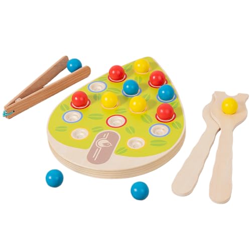 Youding Perlen Farbensortierspiel | Perlen Zuordnungsspiel Holzbrett - Feinmotorik Förderspielzeug Interaktiv Für Hochstuhl & Sinnesecke Youding Perlen Farbensortierspiel | Perlen Zuordnungsspiel Holzbrett - Feinmotorik Förderspielzeug Interaktiv Für Hochstuhl & Sinnesecke von Youding