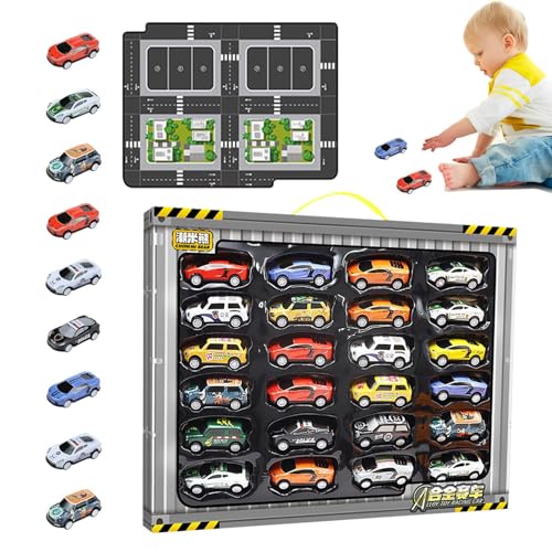 Youding-Reibungsautos | 622g Spielzeugauto-Set mit Freilauf | Alloy Ultimate Mini-Rennfahrzeuge-Geschenkset | Modell-Rennwagen-Kollektion, Strumpffüller für Kinder, Geburtstag von Youding