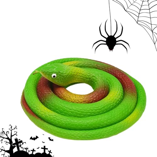 Youding Schlangen Spielzeug, die echt aussehen | Gefälschte Schlange 31,5 Zoll | Scherzspielzeug für die Halloween-Party am Aprilfischtag, Tricky Toys Prank Props Youding Schlangen Spielzeug, die echt aussehen | Gefälschte Schlange 31,5 Zoll | Scherzspielzeug für die Halloween-Party am Aprilfischtag, Tricky Toys Prank Props von Youding