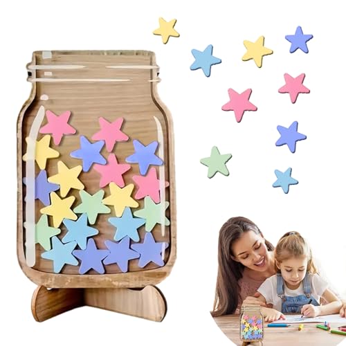 Magnetisch Belohnungsglas Für Kinder,Belohnungsglas Klassenzimmer,Star Reward Jars,Personalisiertes Belohnungsglas,Belohnungsglas Für Lehrer,Sterne Anreizglas Aus Holz Für Heimschüler Magnetisch Belohnungsglas Für Kinder,Belohnungsglas Klassenzimmer,Star Reward Jars,Personalisiertes Belohnungsglas,Belohnungsglas Für Lehrer,Sterne Anreizglas Aus Holz Für Heimschüler von Youery