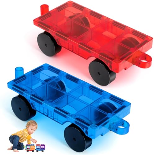 Youghuen Magnetische Bauklötze Expansion Auto, 2 Piece Magnet Bricks Truck Sensory Toys, Magnetic Construction Set für 3 4 5 6 + Jahre alte Jungen Mädchen Youghuen Magnetische Bauklötze Expansion Auto, 2 Piece Magnet Bricks Truck Sensory Toys, Magnetic Construction Set für 3 4 5 6 + Jahre alte Jungen Mädchen von Youghuen