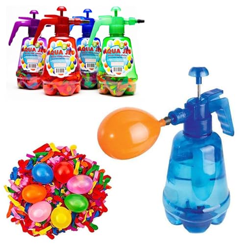Youngwier 1 Stück Pumpe Für Wasserballon, Wasserbomben Füllflasche Mit 500 Wasserbomben Kinder 1,5L Air Balloon Pumpen Set Sommer Outdoor Wasserspielzeug Wiederverwendbare Wasserpumpen Zufällige Farbe Youngwier 1 Stück Pumpe Für Wasserballon, Wasserbomben Füllflasche Mit 500 Wasserbomben Kinder 1,5L Air Balloon Pumpen Set Sommer Outdoor Wasserspielzeug Wiederverwendbare Wasserpumpen Zufällige Farbe von Youngwier