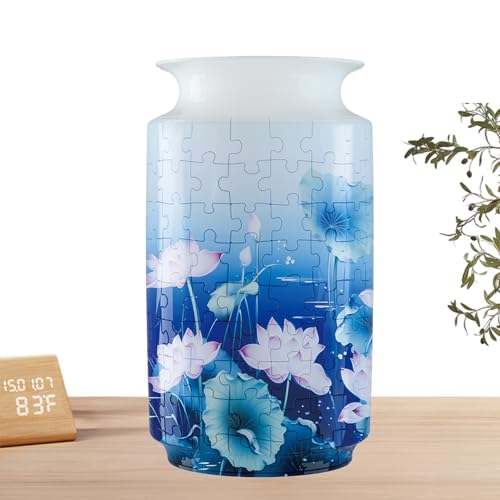 Youngwier 3D Vasen Puzzles Für Erwachsene,Puzzle Blumentopf | Modellbausatz Zur Dekoration Für Herausfordernde Und Entspannende Aktivitäten Kreatives Geschenk Für Frauen Geburtstag Muttertag von Youngwier