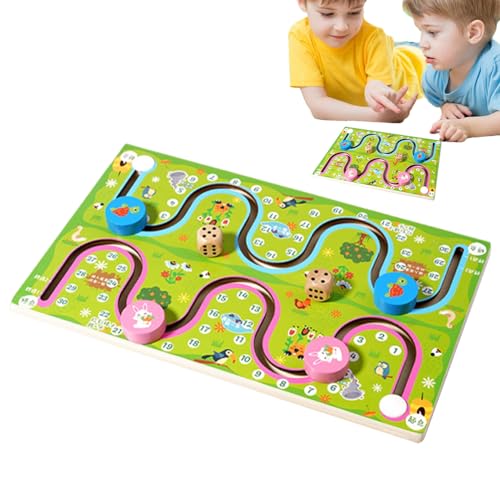 Youngwier Autoschleifen Labyrinthspiel,Holz Lernspielzeug Ab 3 Jahre Mit Zahlen - Zweispieler Duell, Pädagogisches Zählspiel Für Kindergarten Vorschule Und Kitas Youngwier Autoschleifen Labyrinthspiel,Holz Lernspielzeug Ab 3 Jahre Mit Zahlen - Zweispieler Duell, Pädagogisches Zählspiel Für Kindergarten Vorschule Und Kitas von Youngwier