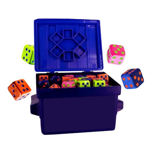 Youngwier Dumpster Dice Würfelspiel, Dumpster Dice - Fast-Paced Family Dice Game 4-6 Player Board And Dice Game With 80 Colorful Dice & Removable Lid Game Board, Portable Strategy Game Set For Familiy Youngwier Dumpster Dice Würfelspiel, Dumpster Dice - Fast-Paced Family Dice Game 4-6 Player Board And Dice Game With 80 Colorful Dice & Removable Lid Game Board, Portable Strategy Game Set For Familiy von Youngwier