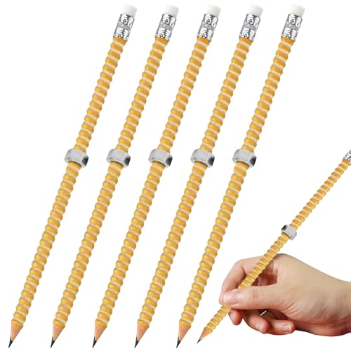 Youngwier Gewichteter Stift,5 Gewindestifte Leise Fidgetstifte Für ADHS | Beruhigende Schreibgeräte Sensorikspielzeug Für Zu Hause Lehrende Erwachsene Kinder Youngwier Gewichteter Stift,5 Gewindestifte Leise Fidgetstifte Für ADHS | Beruhigende Schreibgeräte Sensorikspielzeug Für Zu Hause Lehrende Erwachsene Kinder von Youngwier