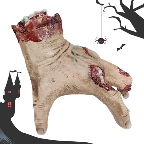 Youngwier Künstliche Abgetrennte Menschenhände,Blutige Grusel-Hände Für Halloween-Partys | Realistische Horror-Streich Accessoires Als Gruselelemente Für Gruselpartys & Escape Rooms Youngwier Künstliche Abgetrennte Menschenhände,Blutige Grusel-Hände Für Halloween-Partys | Realistische Horror-Streich Accessoires Als Gruselelemente Für Gruselpartys & Escape Rooms von Youngwier