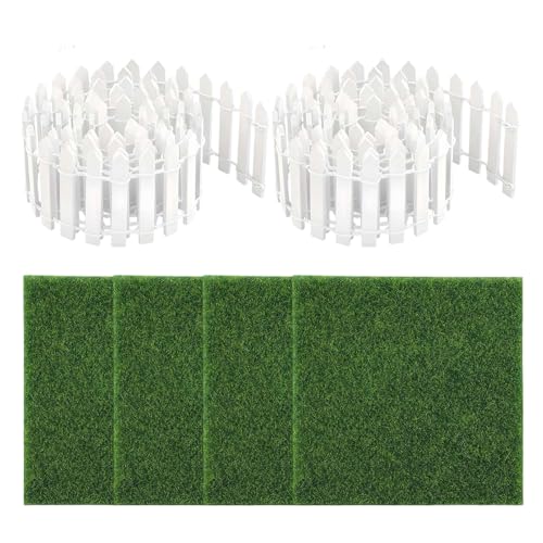 Youngwier Mini-, 90 cm Spielzeug, Holzelement Mit 4 Kunstrasen Stücken Dekoration Für Haus Und Garten Spielset Kinder Youngwier Mini-, 90 cm Spielzeug, Holzelement Mit 4 Kunstrasen Stücken Dekoration Für Haus Und Garten Spielset Kinder von Youngwier