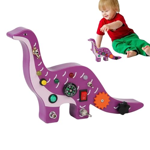 Youngwier Montessori-Lichtschalterspielzeug für Kleinkinder, sensorisches Aktivitätsbrettspielzeug aus Holz | Montessori-Brett-Kleinkind-Spielzeug | Hölzernes beschäftigtes pädagogisches von Youngwier