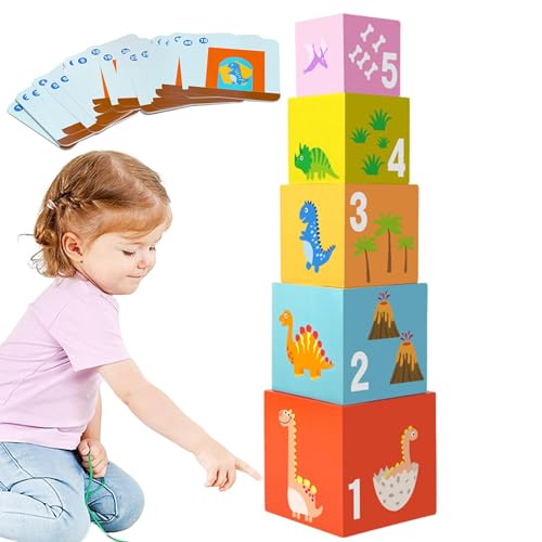 Youngwier Puzzle-Box für Kinder, Form-Matching-Spiel | Sortierspiele Bauspielzeug | Sortierspielzeug für Kleinkinder, farblich passendes Bauset, Puzzle-Box, Lernspielzeug, Lernaktivitäten im von Youngwier