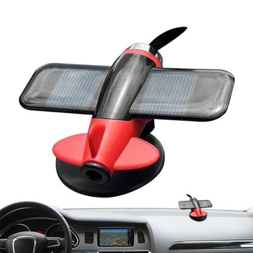 Youngwier Solardreher Für Flugzeugmodelle | Drehbares Flugzeugmodell Auto-Dashboard-Deko - Sonnengesteuerte Dashboard Figur Für Schreibtisch & Innenbereich von Youngwier