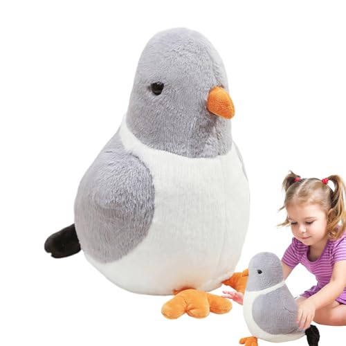 Youngwier Tauben Plüschtier | Flauschig Weicher Vogel Plüsch - Weiches Realistisches Herzergreifendes Schmusetier Als Schlafbegleiter Für Familie Freunde Kollegen Kinder Mädchen von Youngwier