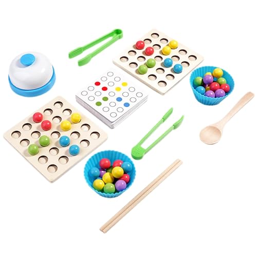 Youngwier Zählspielzeug für Kinder, Farbsortierung, stapelbares passendes Spielzeug | Clip-Perlen zählendes Farbsortierspielzeug | Montessori-Spielzeug zum Erlernen der Farberkennung für Zuhause, von Youngwier