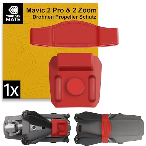 Drohnen Propeller Halterung, 1 Set, kompatibel mit DJI Mavic 2 Pro, DJI Mavic 2 Zoom, in Rot, aus Silikon, Rotorblätter Schutz Drohne, Propellerhalter Transportschutz Drone, Prop Sicherung Tasche Drohnen Propeller Halterung, 1 Set, kompatibel mit DJI Mavic 2 Pro, DJI Mavic 2 Zoom, in Rot, aus Silikon, Rotorblätter Schutz Drohne, Propellerhalter Transportschutz Drone, Prop Sicherung Tasche von Your Day Mate