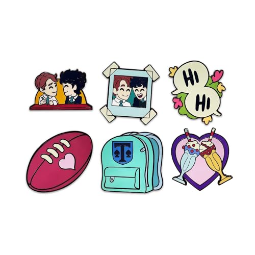 Youtooz Heartstopper présentoir pin's Set 3 cm (6) von Youtooz