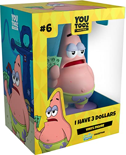 Youtooz Ich habe 3 Dollar – 10 cm große Patrick Sammelfigur, basierend auf dem lustigen Internet-Meme, detailreiche Figur – Spongebob Schwammkopf Kollektion aus der Zeichentrickserie Youtooz Ich habe 3 Dollar – 10 cm große Patrick Sammelfigur, basierend auf dem lustigen Internet-Meme, detailreiche Figur – Spongebob Schwammkopf Kollektion aus der Zeichentrickserie von Youtooz