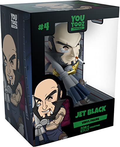 Youtooz Jet Black 12,7 cm große Figur, offizielles Sammlerstück Jet Black aus Anime und Serie Cowboy Bebop by Youtooz Cowboy Bebop Collection Youtooz Jet Black 12,7 cm große Figur, offizielles Sammlerstück Jet Black aus Anime und Serie Cowboy Bebop by Youtooz Cowboy Bebop Collection von Youtooz