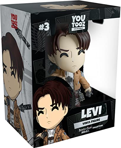 Youtooz Levi Vinyl Figur, 11,4 cm Levi Figur aus Attack on Titan Series, Youtooz AOT Sammelfigur - Youtooz Attack on Titan Collection Youtooz Levi Vinyl Figur, 11,4 cm Levi Figur aus Attack on Titan Series, Youtooz AOT Sammelfigur - Youtooz Attack on Titan Collection von Youtooz