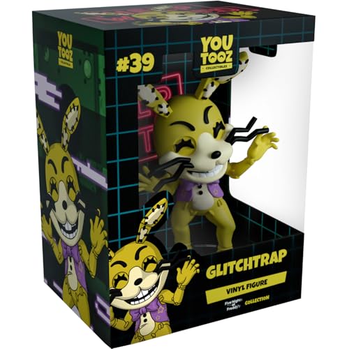 Youtooz: Glitchtrap Vinyl-Figur, 12 cm, offizielle FNAF-Kollektion aus der Five Nights at Freddys Kollektion [ab 15 Jahren] von Youtooz