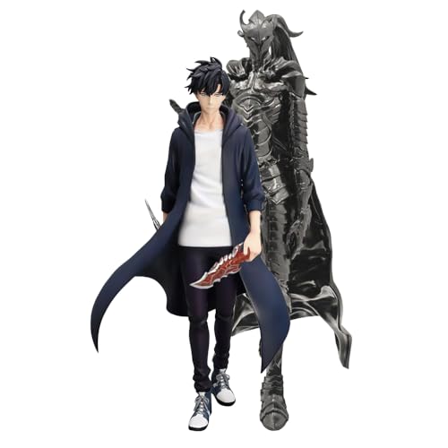 Youxy Anime Figuren Sung Jin Woo Figur mit Sword Statue Igris Action Figur Cartoon Modell Fans Geschenke Desk Auto Zimmer Dekoration Sammlungen PVC Youxy Anime Figuren Sung Jin Woo Figur mit Sword Statue Igris Action Figur Cartoon Modell Fans Geschenke Desk Auto Zimmer Dekoration Sammlungen PVC von Youxy