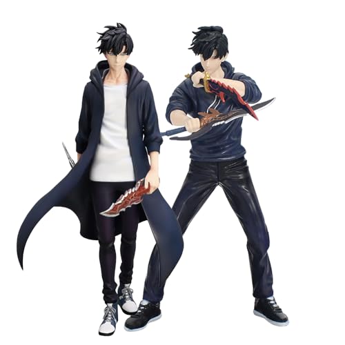 Youxy Anime Figuren Sung Jin Woo Figur mit Sword Statue Igris Action Figur Cartoon Modell Fans Geschenke Desk Auto Zimmer Dekoration Sammlungen PVC Youxy Anime Figuren Sung Jin Woo Figur mit Sword Statue Igris Action Figur Cartoon Modell Fans Geschenke Desk Auto Zimmer Dekoration Sammlungen PVC von Youxy