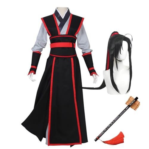 Youxy Anime Wei Wu Xian Cosplay Kostüm mit Accessoires Hanfu-Kleidung im Alten Stil Kostüm, Anime Cosplay Outfit für Halloween Karneval Party Dress Up Verkleidung von Youxy