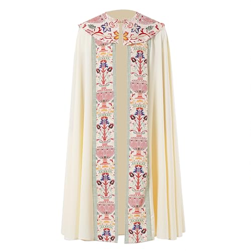 Youxy Mittelalter Cosplay Umhang Gothic Arabischer Umhang Rot/Grün/Violett/Beige Halloween Cosplay Kostüm Cape Karneval Outfit für Herren Damen Youxy Mittelalter Cosplay Umhang Gothic Arabischer Umhang Rot/Grün/Violett/Beige Halloween Cosplay Kostüm Cape Karneval Outfit für Herren Damen von Youxy