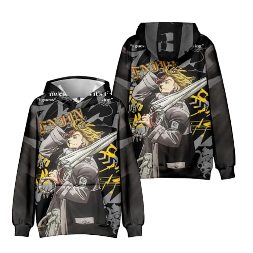 Youxy Rudo Surebrec Kapuzenpullover Anime 3D-bedruckter Langarm Hoodie Sweatshirt Jugendliche Fashion Freizeit Streetwear von Youxy