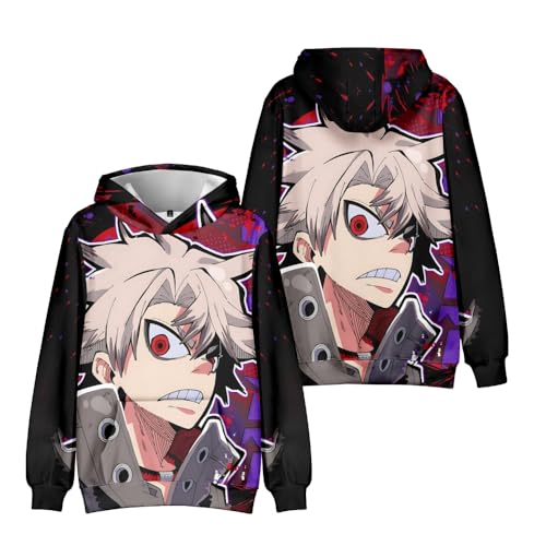 Youxy Rudo Surebrec Kapuzenpullover Anime 3D-bedruckter Langarm Hoodie Sweatshirt Jugendliche Fashion Freizeit Streetwear von Youxy