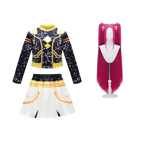Youxy Rumi Cosplay Kostüm Anime Uniform Mädchen Mira/Zoey Komplettes Set Kostüm, Anime-Merch Party Halloween-Kostüm für Mädchen-Popsängerinnen von Youxy