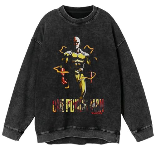 Youxy Saitama Anime Lange Ärmel Kleidung Alter Stil T-Shirt Unisex Anime Saitama Langarm Tshirt für Damen Herren S-3XL Youxy Saitama Anime Lange Ärmel Kleidung Alter Stil T-Shirt Unisex Anime Saitama Langarm Tshirt für Damen Herren S-3XL von Youxy