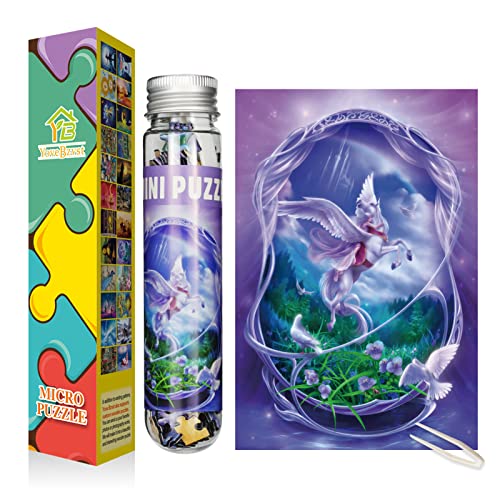 Mini Puzzles für Erwachsene, 150 Teile kleines Puzzle, herausforderndes Mikro-Puzzle schwieriges kleines Puzzle, Heimdekoration Unterhaltung 15,2x10,2 cm (150 Stück - Wunderland) von Yove Bzvst
