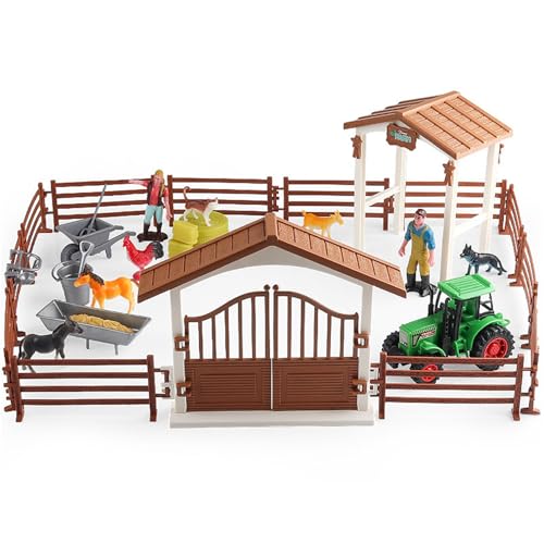 Knight Farm Toys Set - Abnehmbare Teile Farming Szene - Bildungsdiy -Spielset für Kinder Farmspielzeug Knight Farm Toys Set - Abnehmbare Teile Farming Szene - Bildungsdiy -Spielset für Kinder Farmspielzeug von Yoyakie