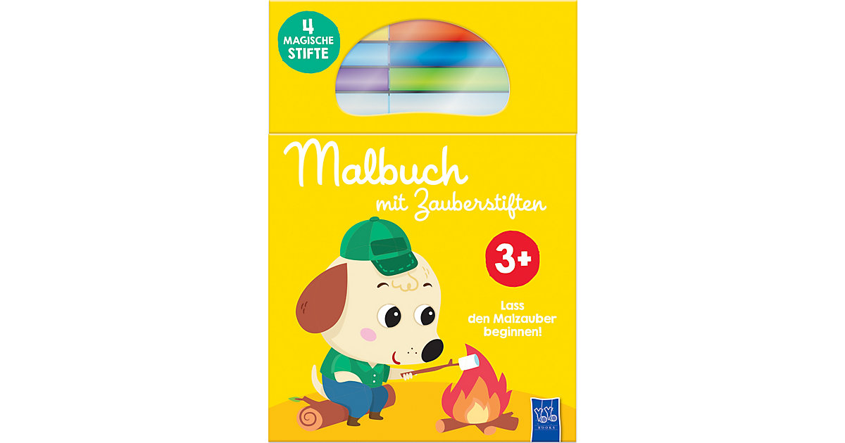 Buch - Malbuch mit Zauberstiften blau Buch - Malbuch mit Zauberstiften blau von Yoyo Books