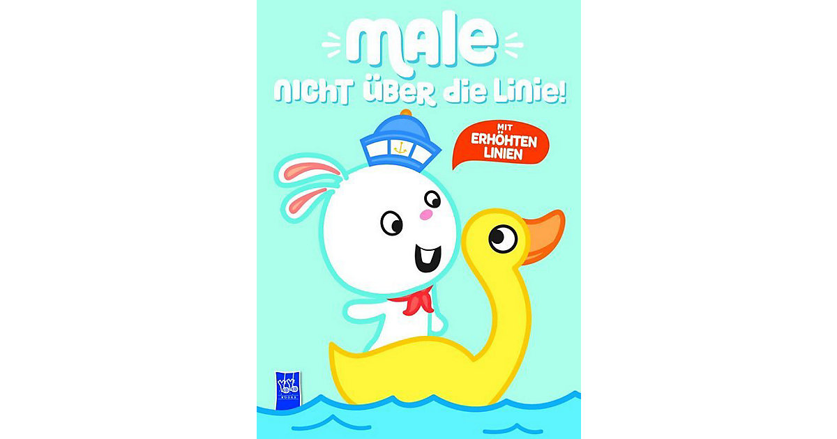 Buch - Male nicht über die Linie - Blau Buch - Male nicht über die Linie - Blau von Yoyo Books