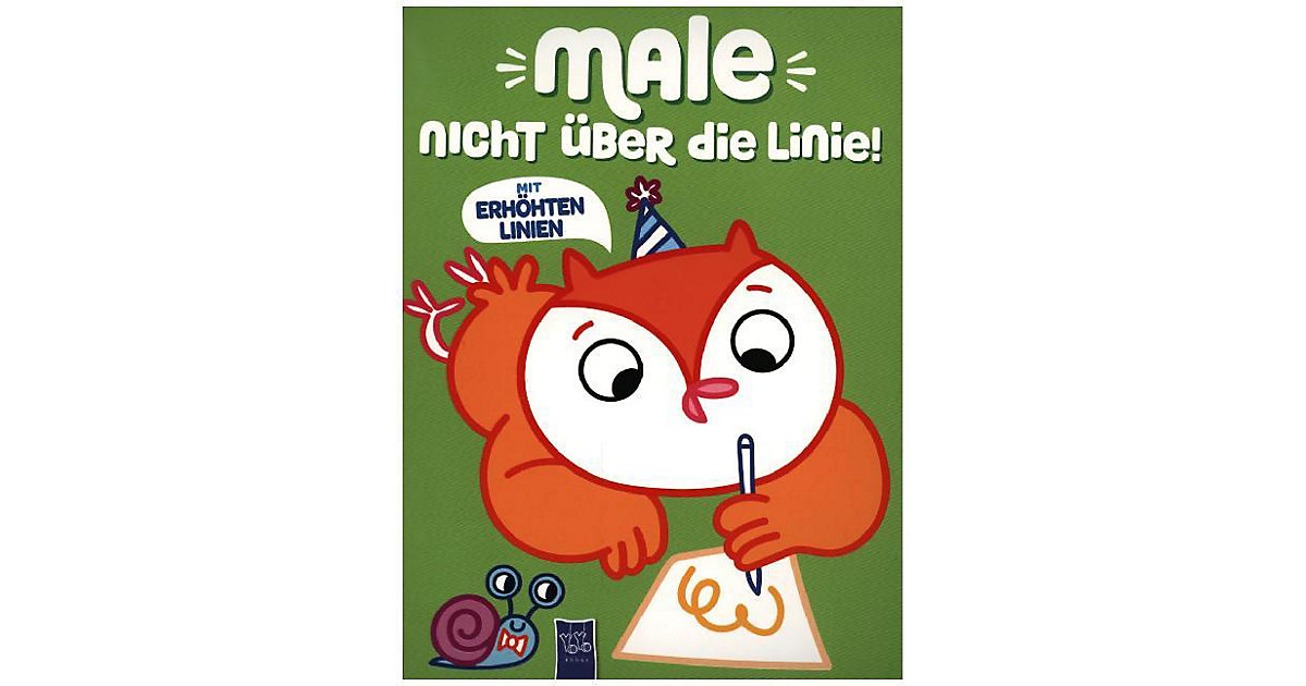 Buch - Male nicht über die Linie - Grün Buch - Male nicht über die Linie - Grün von Yoyo Books