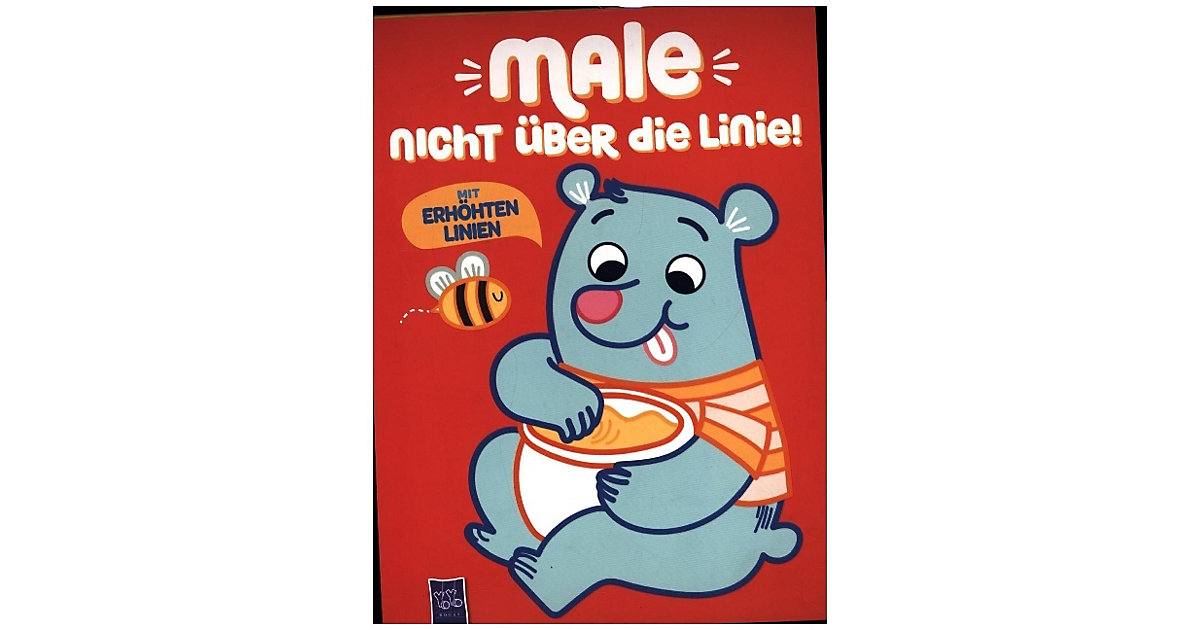 Buch - Male nicht über die Linie - Rot Buch - Male nicht über die Linie - Rot von Yoyo Books