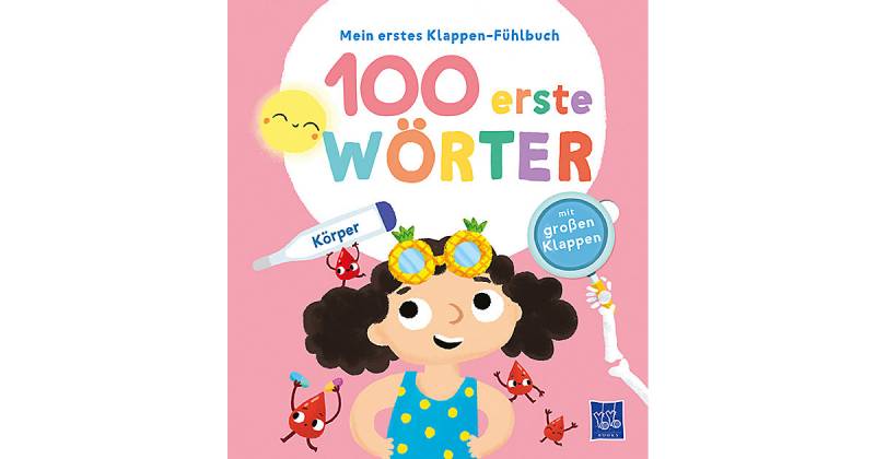 Buch - Mein erstes Klappen-Fühlbuch - 100 erste Wörter - Körper von Yoyo Books