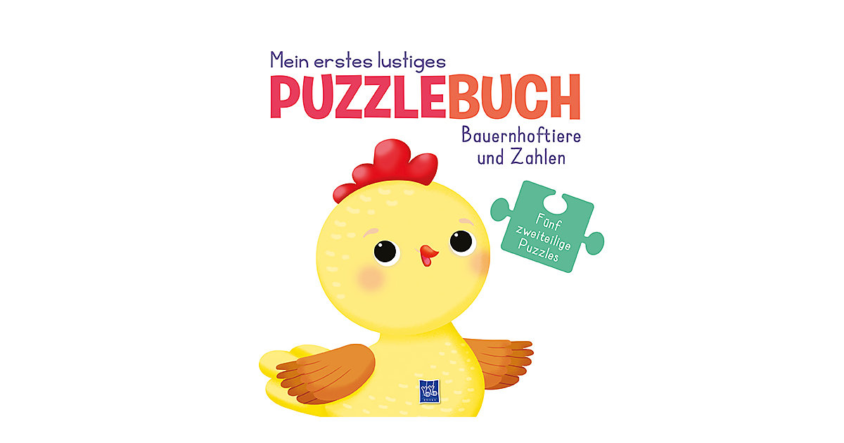Buch - Mein erstes lustiges Puzzlebuch - Bauernhoftiere und Zahlen Buch - Mein erstes lustiges Puzzlebuch - Bauernhoftiere und Zahlen von Yoyo Books