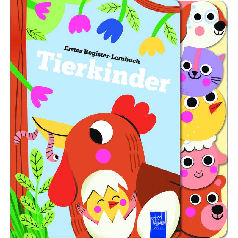 Erstes Register-Lernbuch - Tierkinder von Yoyo Books